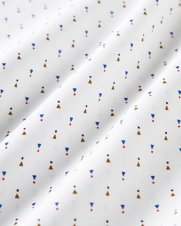 ナチュラルオックスシャツ長袖／レギュラーサイズ 詳細画像 ホワイト・パターン2 4