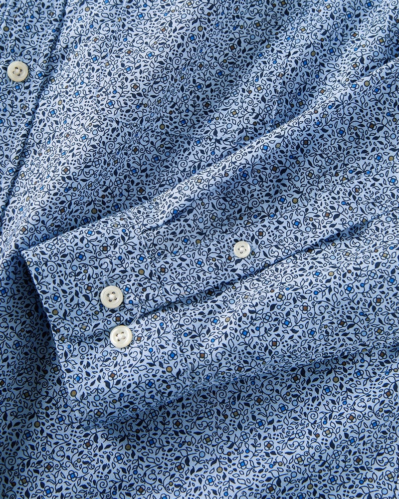 ナチュラルオックスシャツ長袖／レギュラーサイズ 詳細画像 サックスパターン2 3