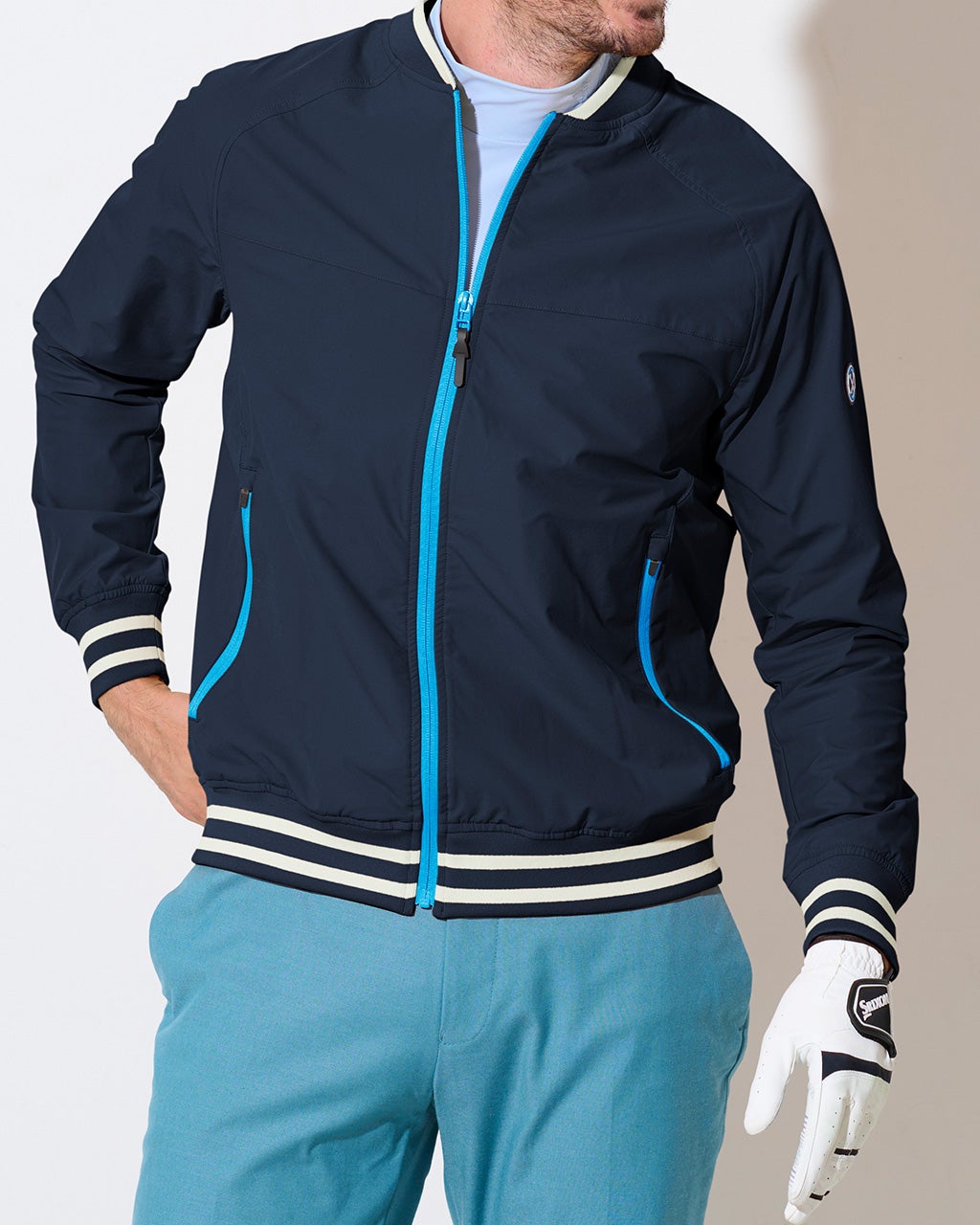 360°ストレッチリブブルゾン/40代50代からのメンズ