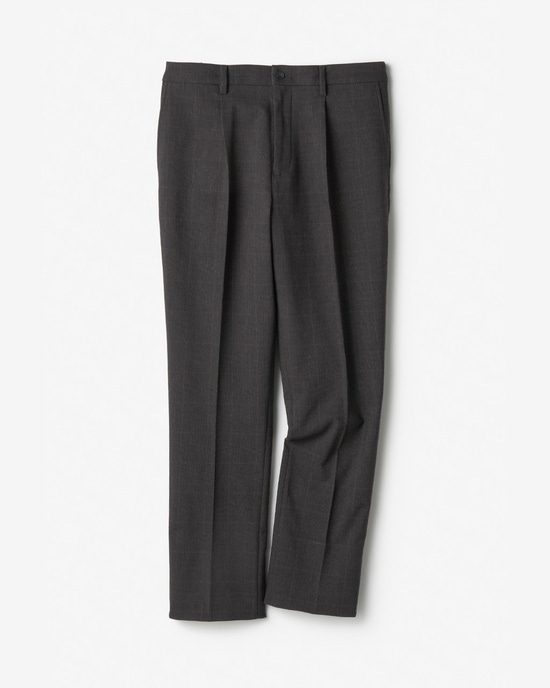 裏起毛ストレッチパンツ／ワンタック