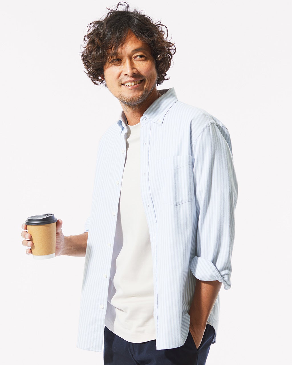 両面起毛フランネル長袖/40代50代からのメンズファッション通販