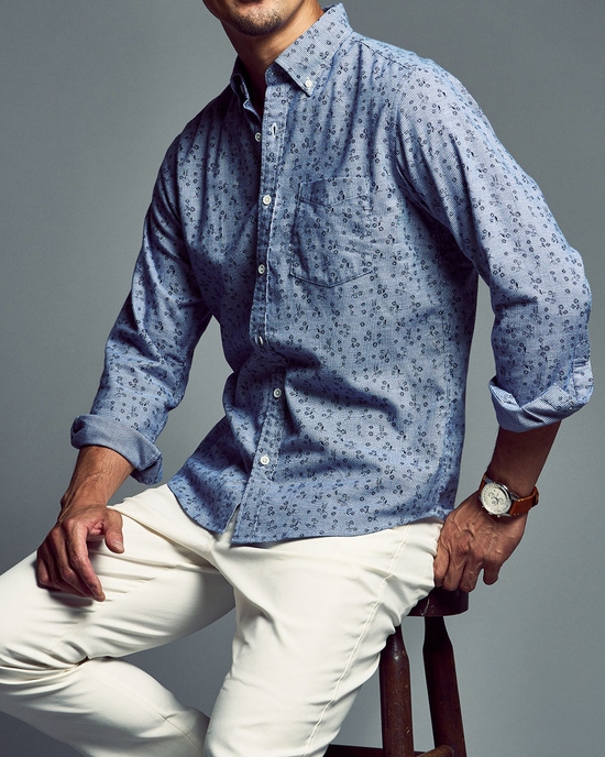 両面起毛フランネル長袖