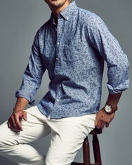 両面起毛フランネル長袖