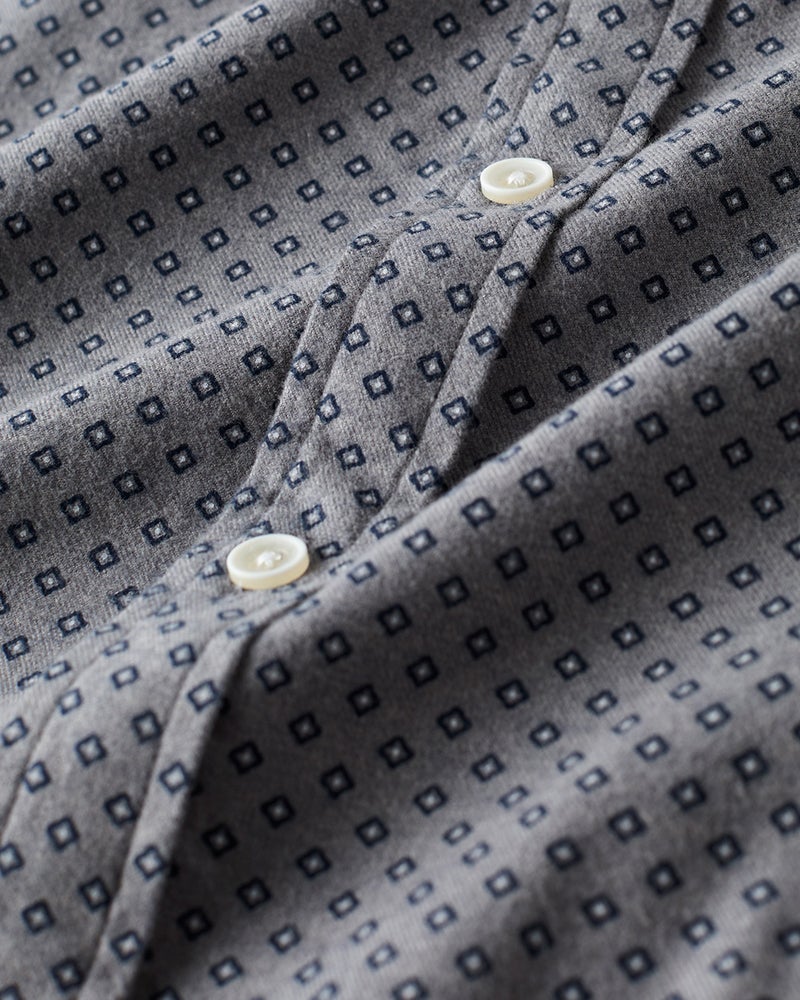 両面起毛フランネル長袖 詳細画像 ドット 2