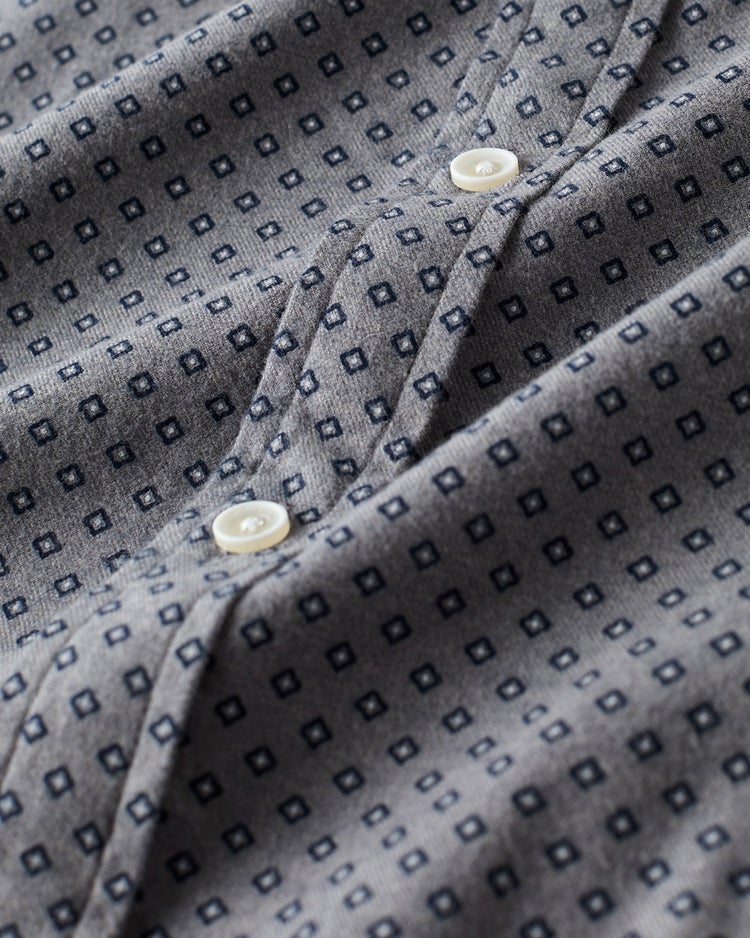 両面起毛フランネル長袖 詳細画像 ドット 2