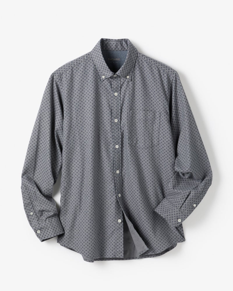 両面起毛フランネル長袖 詳細画像 ドット 3