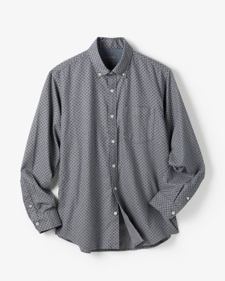 両面起毛フランネル長袖 詳細画像 ドット 3