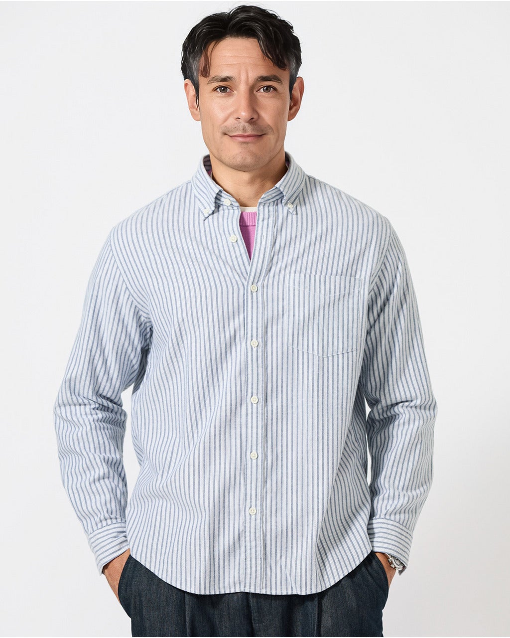 【新品未使用】サイズ4 メンズ シャツ ラッセルノ 1598 日本製》ラッセルジャージシャツ(ブラウス・シャツ) | MICHEL KLEIN