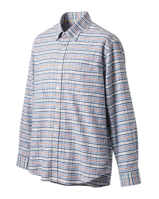 先染ピュアファインオックスシャツ長袖