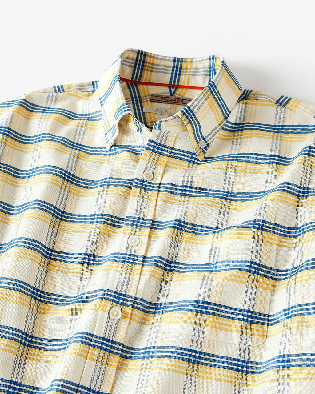 XYZのお品です ピュアファイン・先染めオックスシャツ 長袖/40代50代からのメンズ