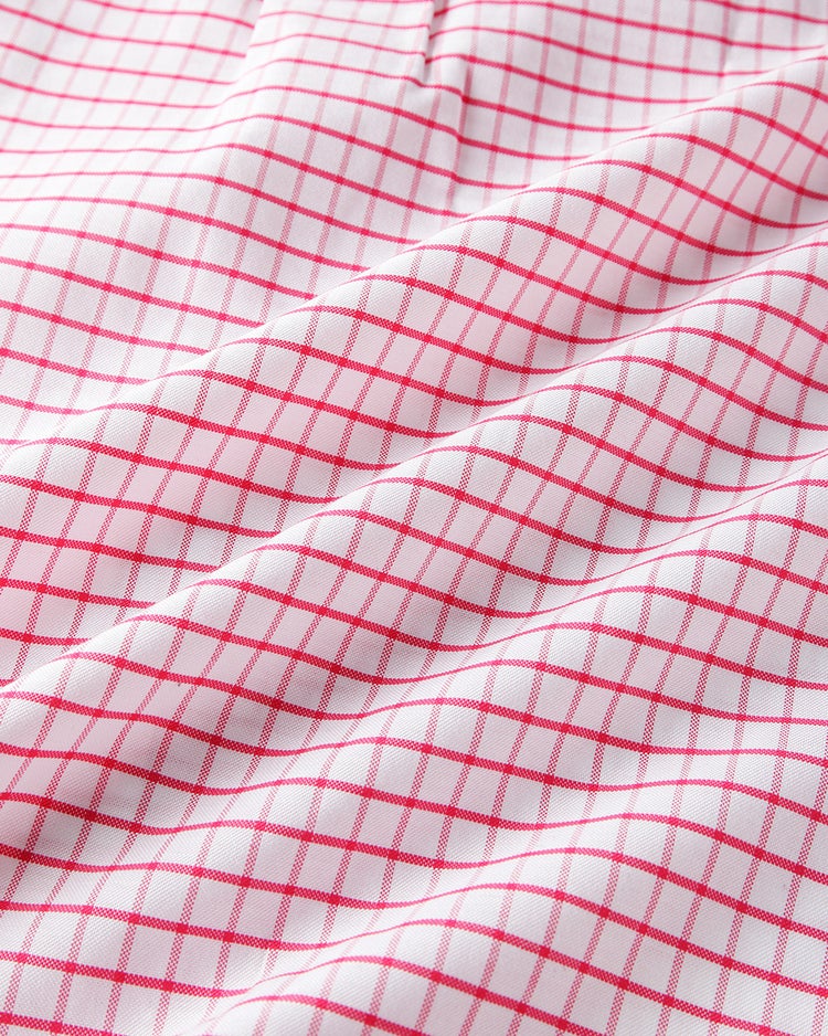 ピュアファインオックスシャツ ／レギュラーサイズ 詳細画像 ピンク×ホワイト 4
