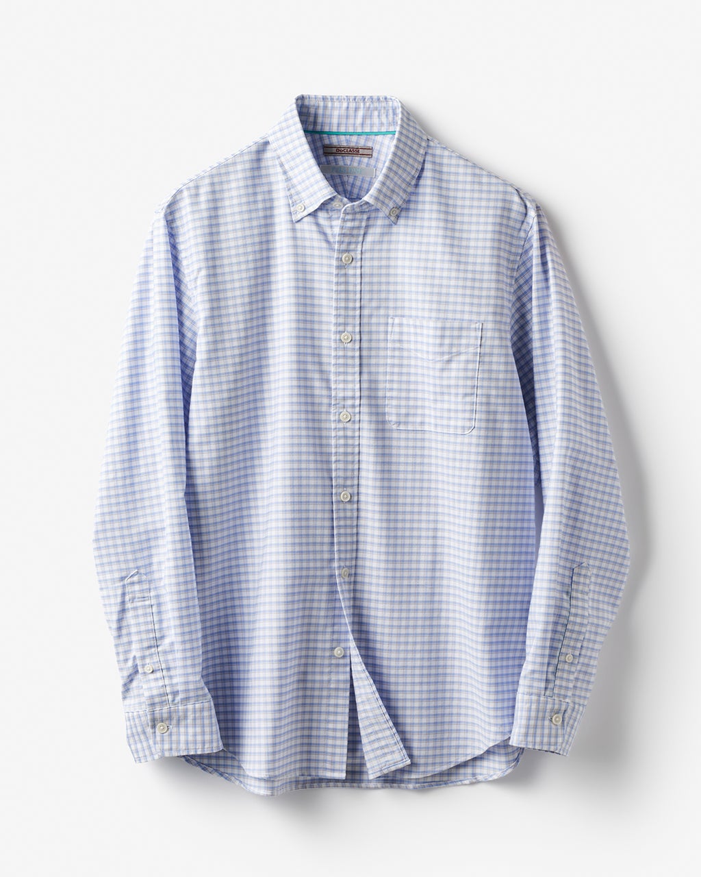 ピュアファイン・先染めオックスシャツ 長袖/40代50代からのメンズ