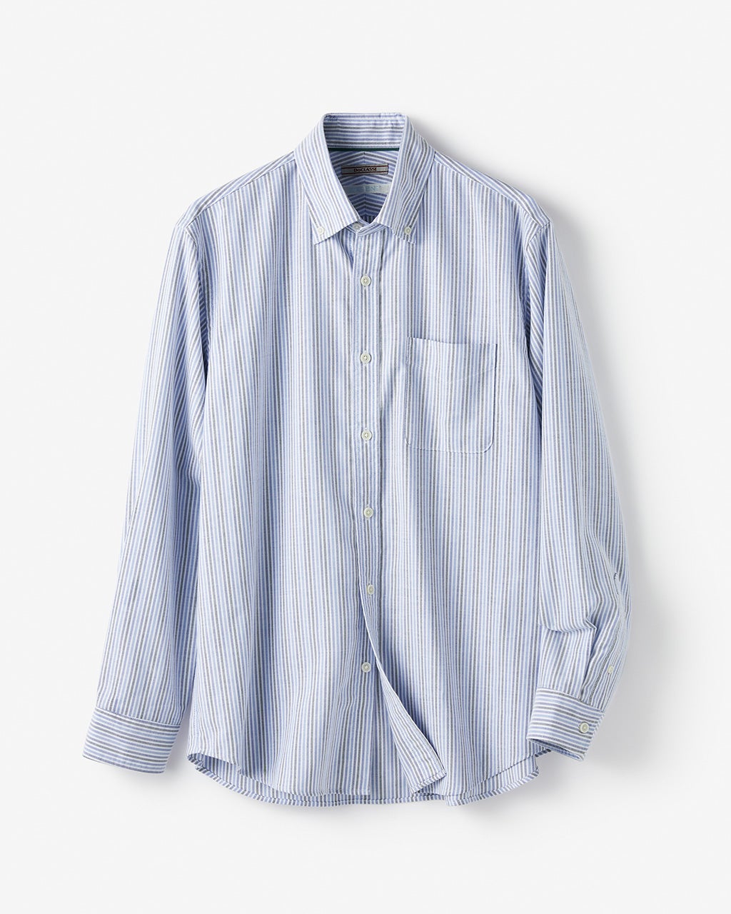 ピュアファイン・先染めオックスシャツ 長袖/DoCLASSE