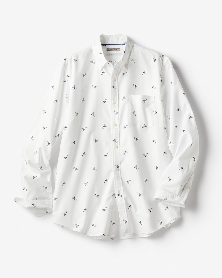 ピュアファインオックスシャツ ／トールサイズ 詳細画像 ホワイト・パターン 1