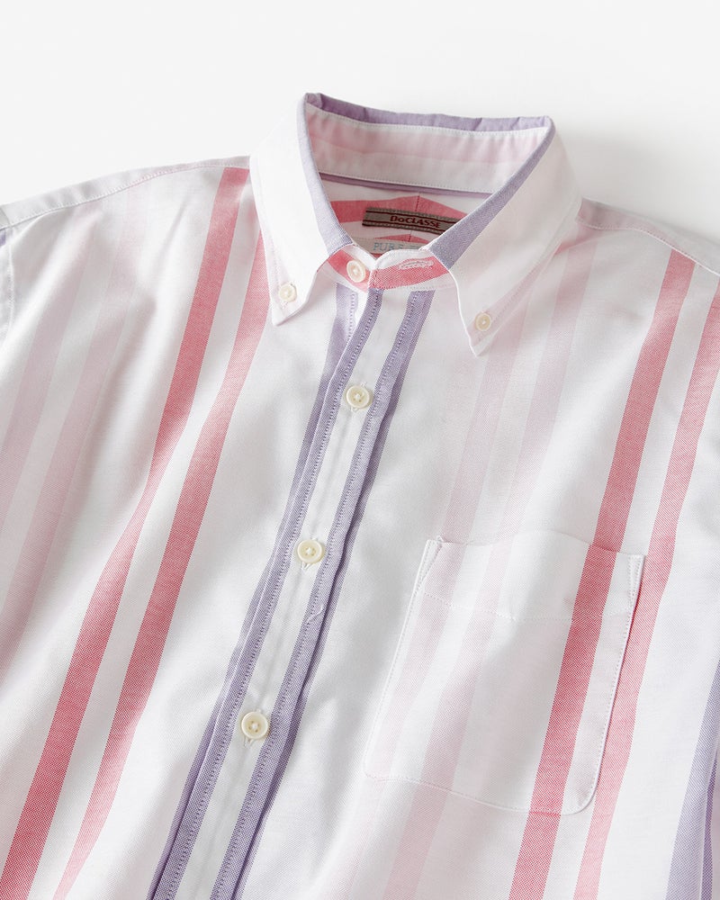 ピュアファインオックスシャツ ／トールサイズ 詳細画像 ピンクストライプ 2