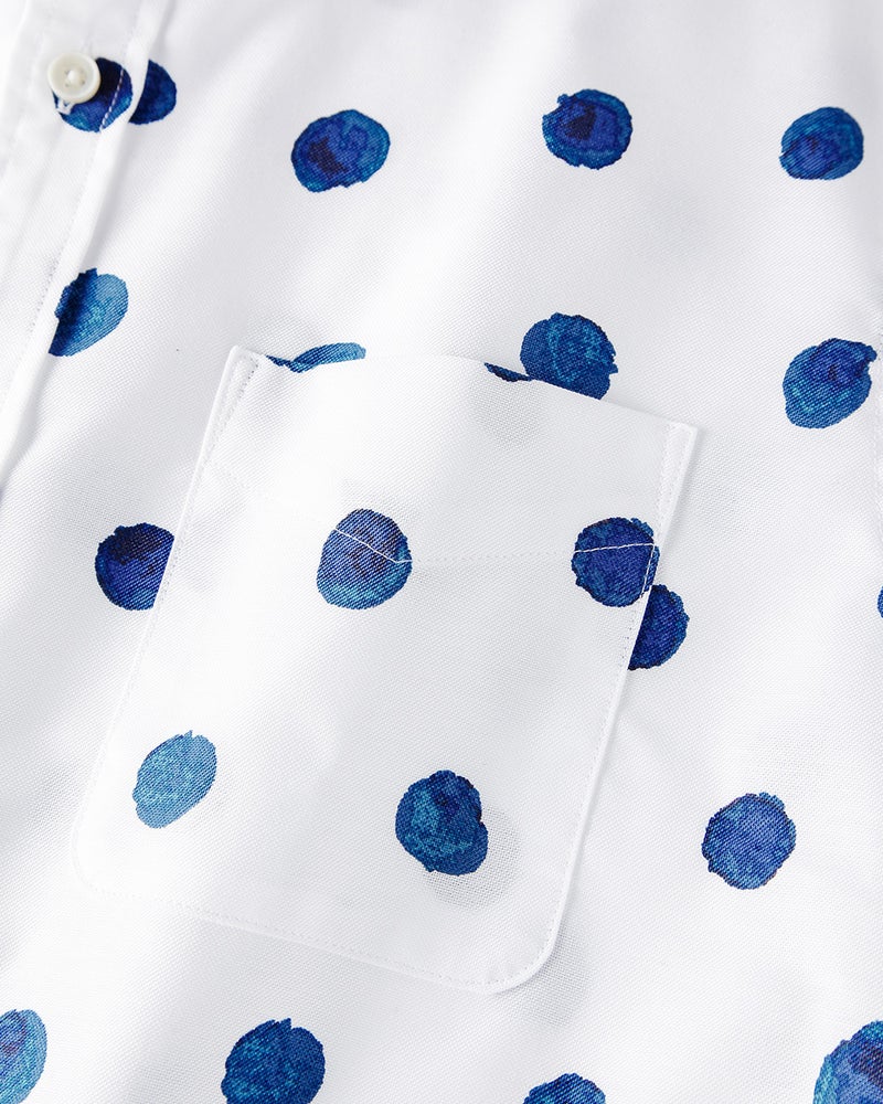 ピュアファインオックスシャツ ／トールサイズ 詳細画像 ブルー・パターン 3