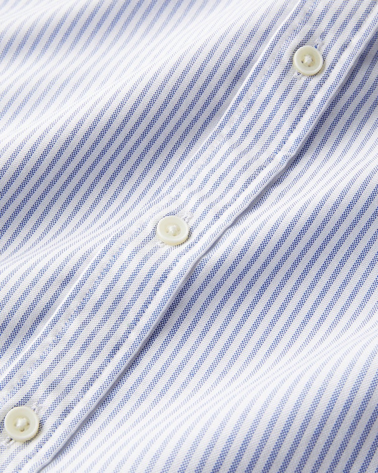 ピュアファインオックスシャツ半袖 詳細画像 スカイストライプ 2