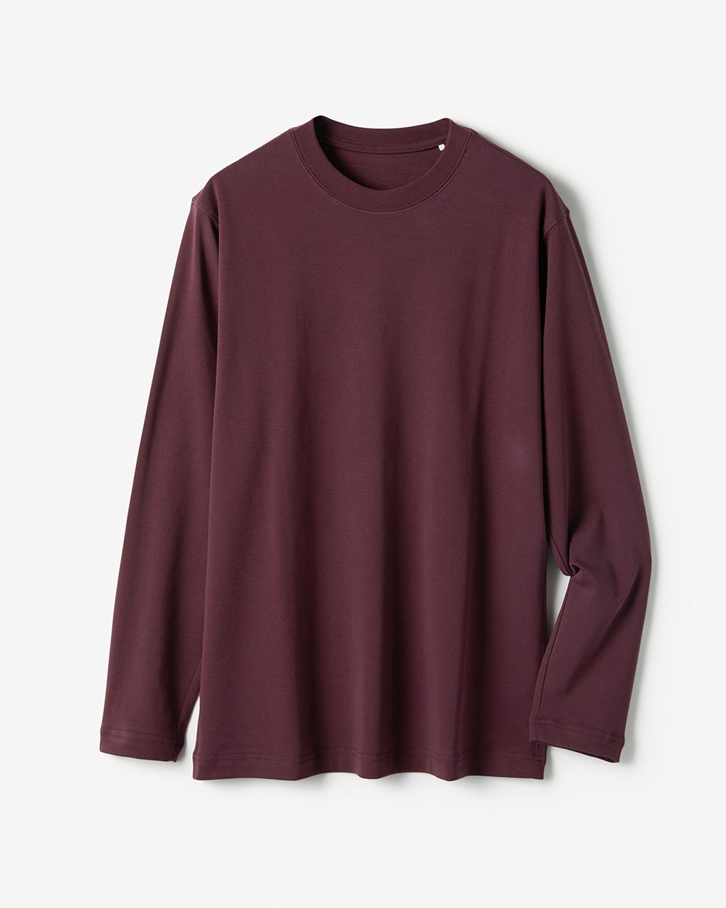 ダブルフロントクルーネック長袖・ ドゥクラッセT/40代50代からの