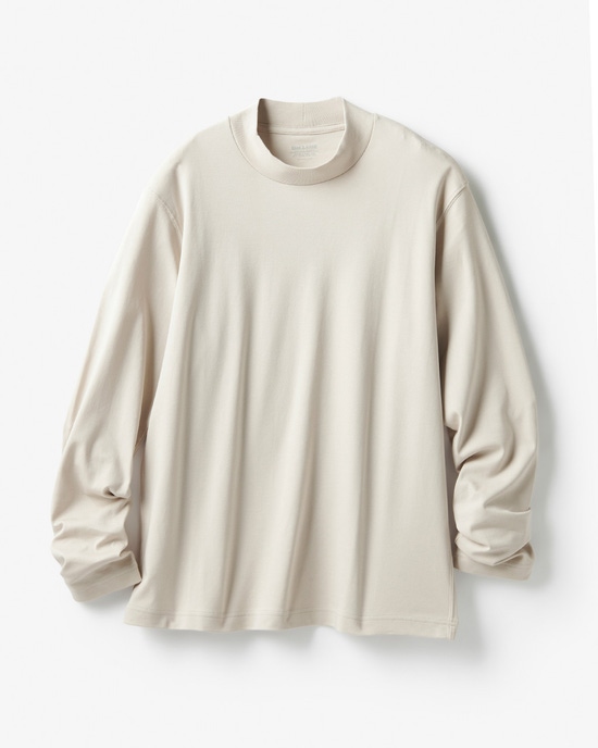 モックネック長袖・ドゥクラッセT