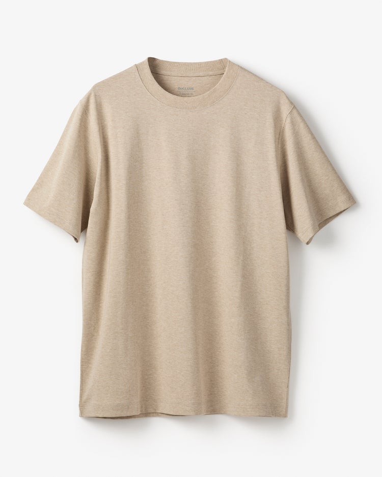 半袖クルーネック・ドゥクラッセT 詳細画像 杢ベージュ 1