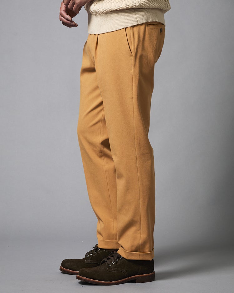 タテヨコストレッチ・コットンパンツ・ワンタック 詳細画像 オレンジ 3