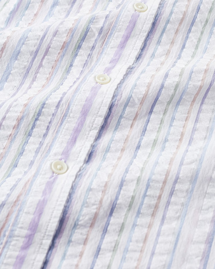 ライトコットン・シアサッカーシャツ半袖 詳細画像 パステルマルチ 2