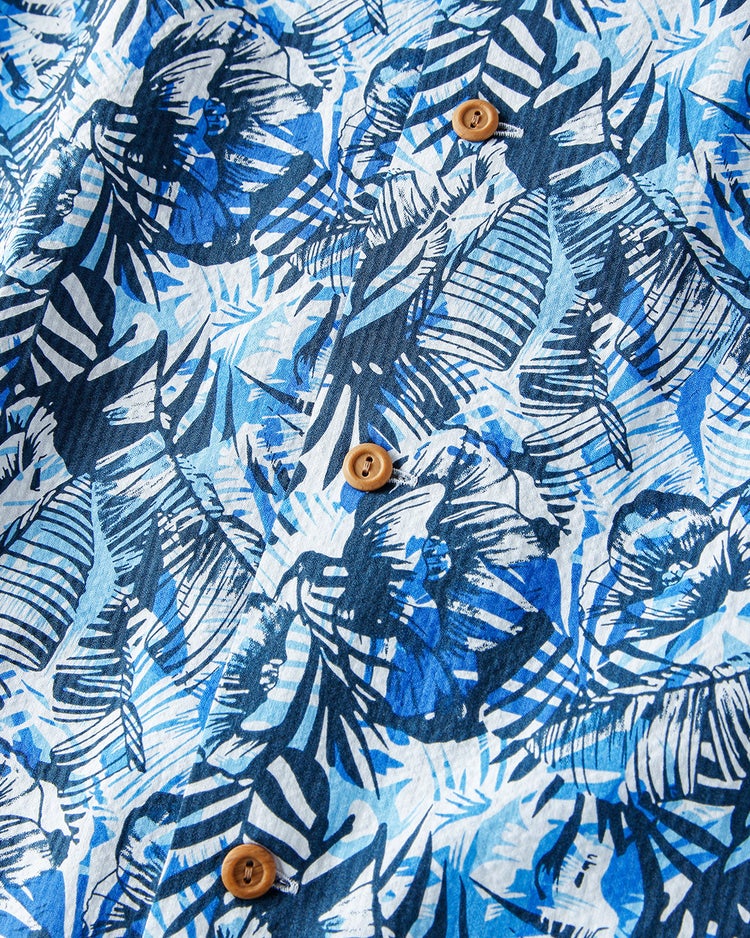 ハワイアンシアサッカーシャツ・半袖 詳細画像 ブルー・パターン 3