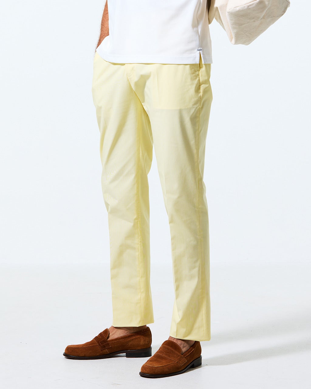 MITTAN リラックスフィットパンツ クリーム色 MITTAN リラックスフィットパンツ クリーム色