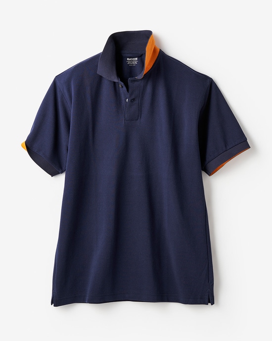 鹿の子ポロシャツ・無地