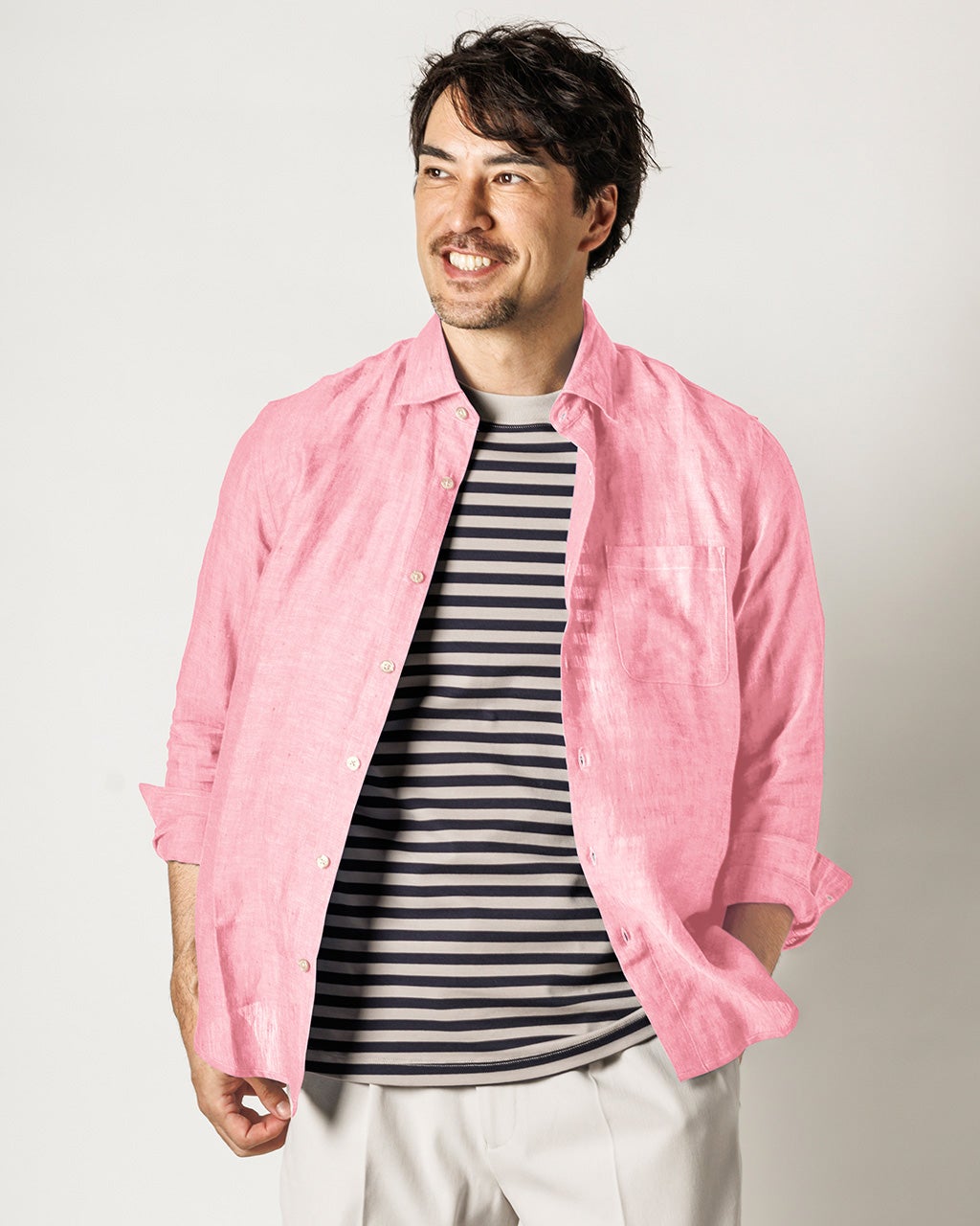 【本日限定価格】タグ付き2025Deuxieme Classe リネンシャツ白 Linen シャツ（シャツ／ブラウス）｜Deuxieme Classe