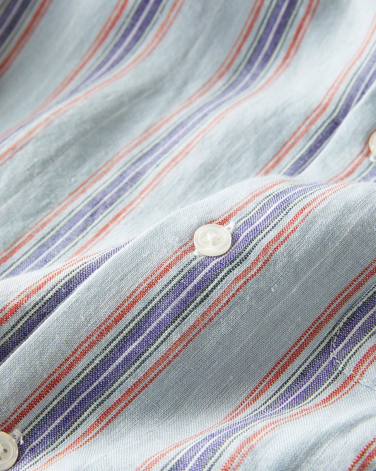 リネンシャンブレー・長袖 詳細画像 サックスマルチ 2