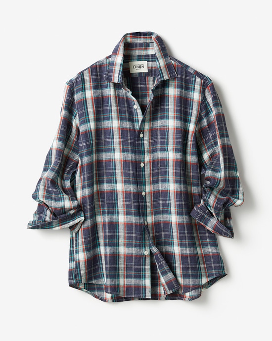 リネンシャンブレー・長袖