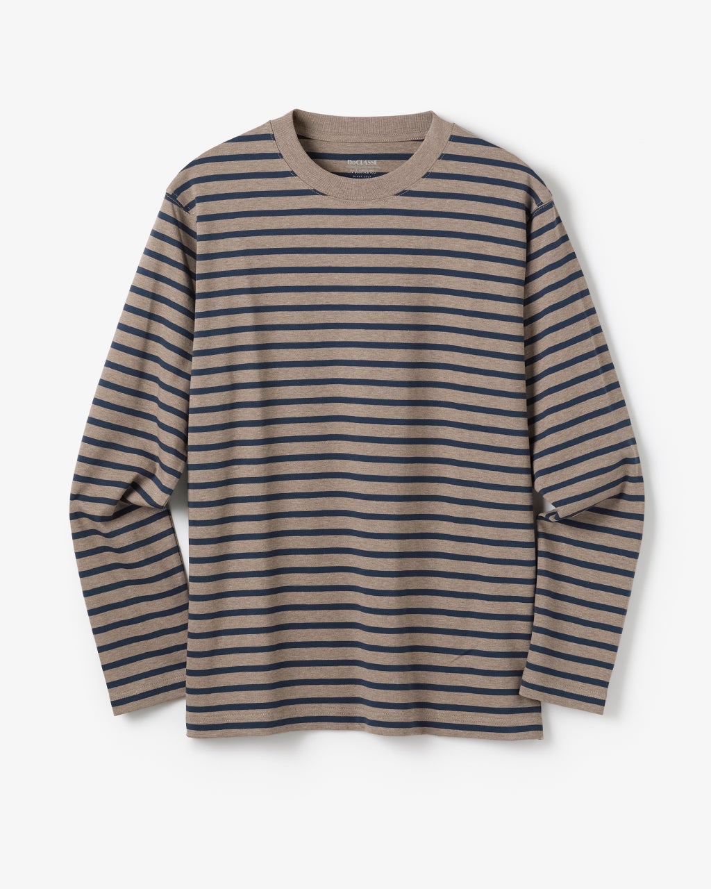 クルーネック長袖・ドゥクラッセT/40代50代からのメンズ