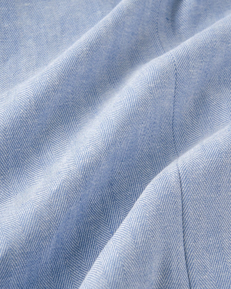 リネンストレッチジャケット・レギュラー 詳細画像 ブルー 5