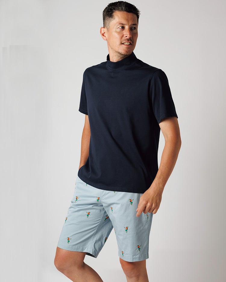 エンブロイダリーショートパンツ 詳細画像 サックス 1