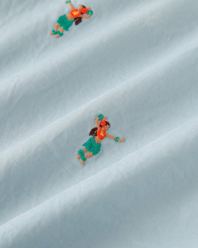 エンブロイダリーショートパンツ 詳細画像 サックス 5