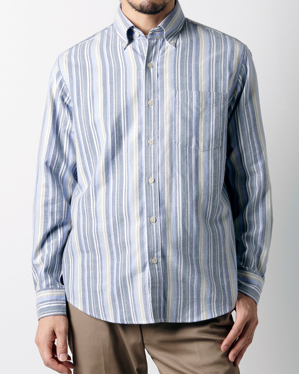 両面起毛ソフトフランネルシャツ/DoCLASSE