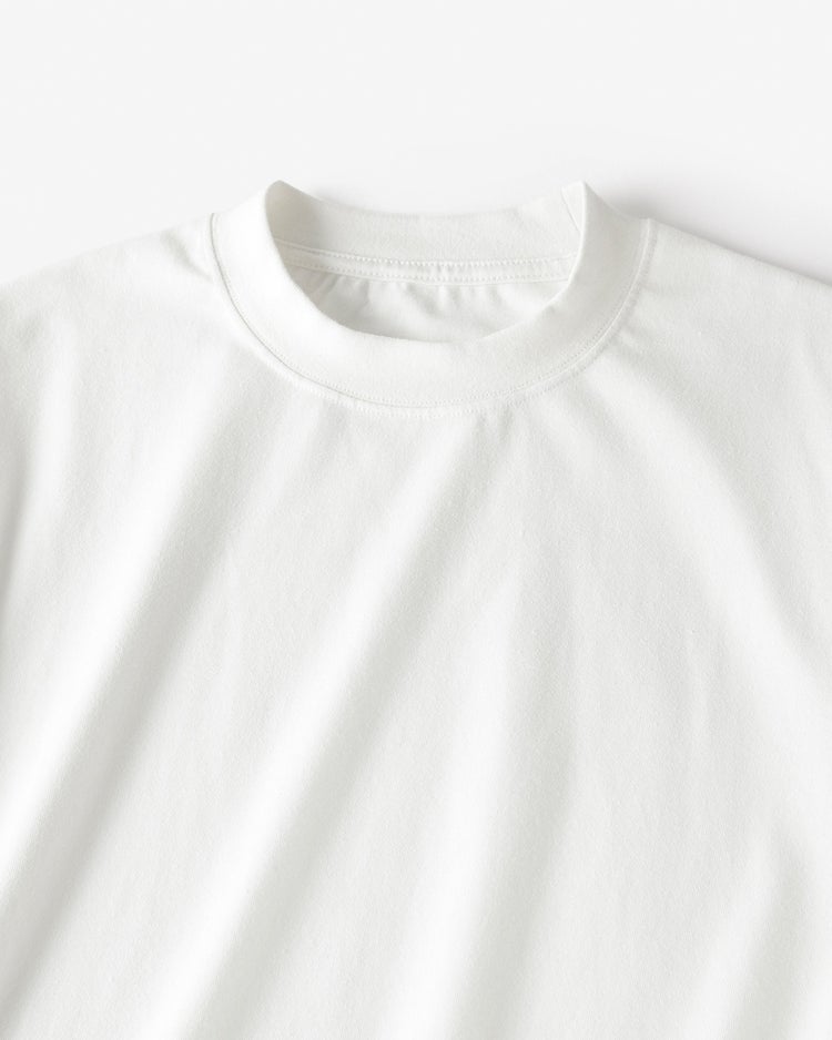 ［静電気防止］ソフトコットン長袖クルーネック 詳細画像 ホワイト 2