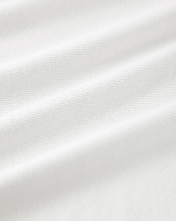 ［静電気防止］ソフトコットン長袖クルーネック 詳細画像 ホワイト 3