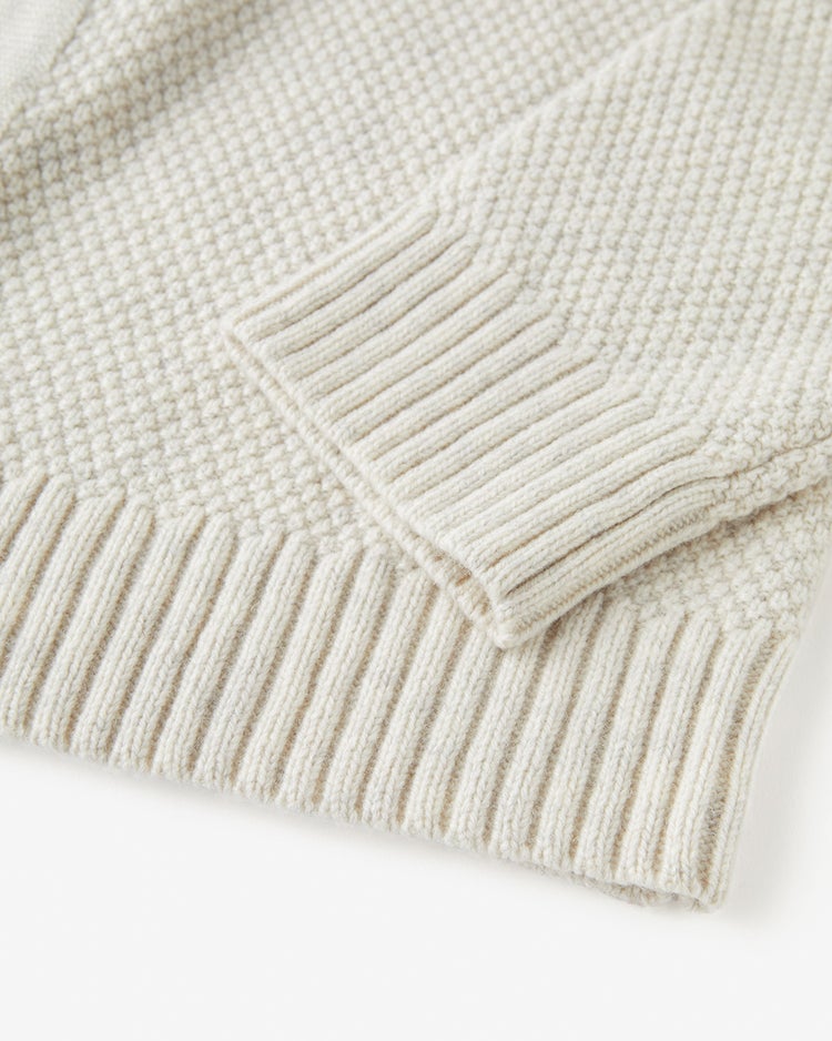 ボタンフロントニットカーディガン 詳細画像 オートミール 7