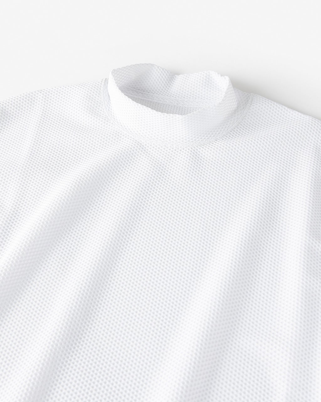 DCG/高機能エアテクスチャーハイネック 半袖/40代50代からの