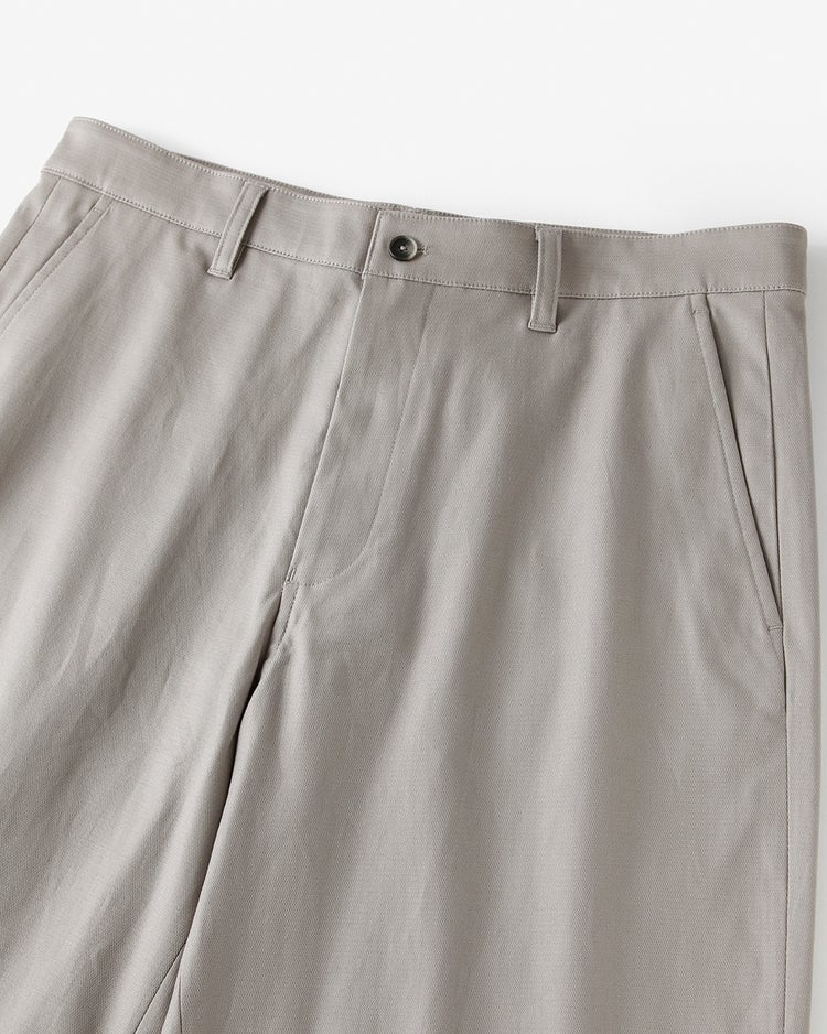 コットンストレッチチノパンツ/ノータック 詳細画像 グレージュ 4
