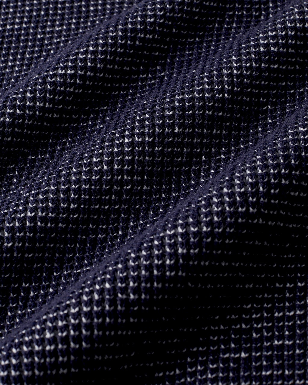 テクスチャー編みニット・ハーフジップ/40代50代からのメンズ