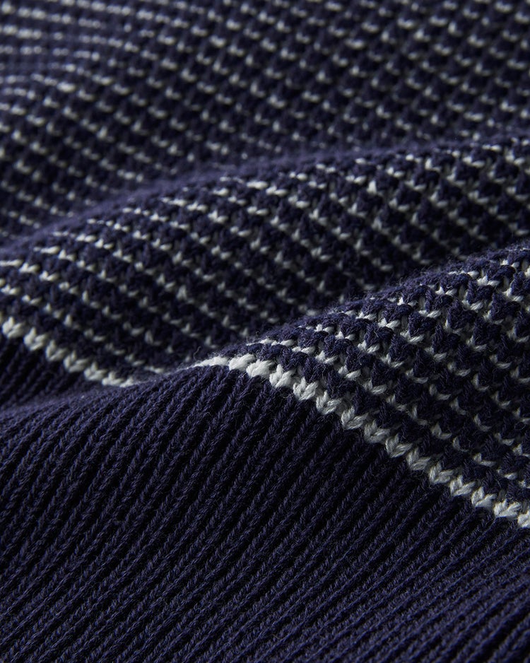 テクスチャー編みニット・ベスト 詳細画像 ネイビー 3
