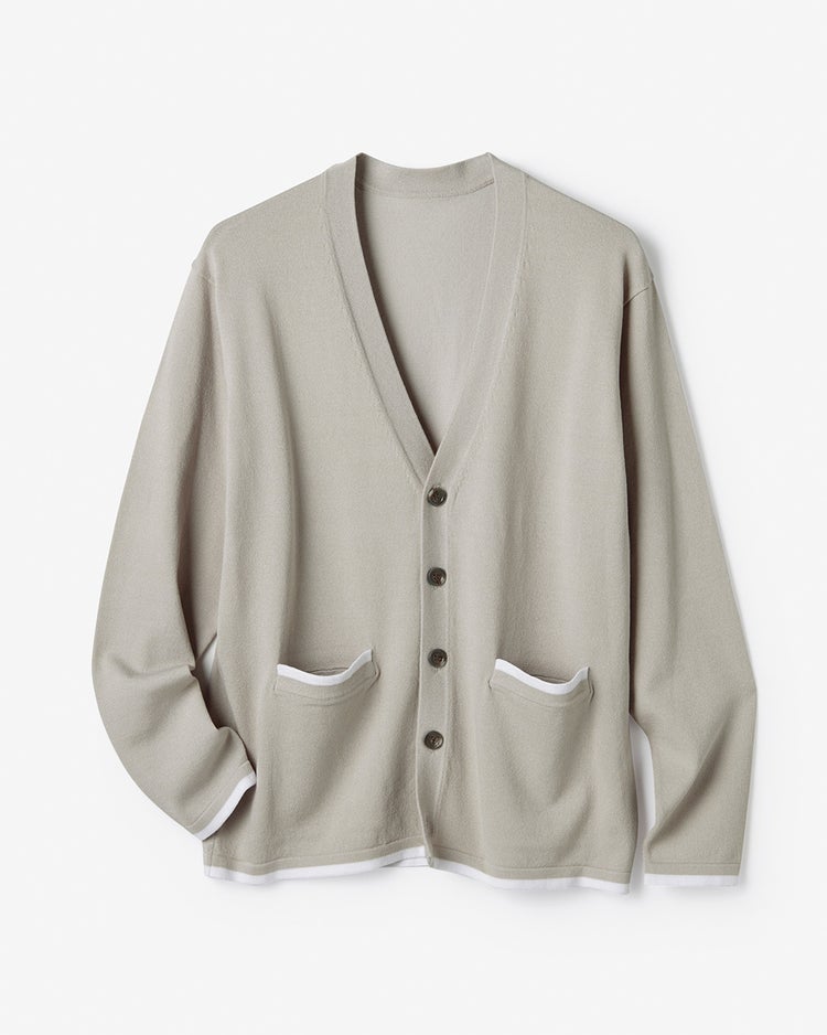 ドライタッチカーディガン 詳細画像 杢グレー 3