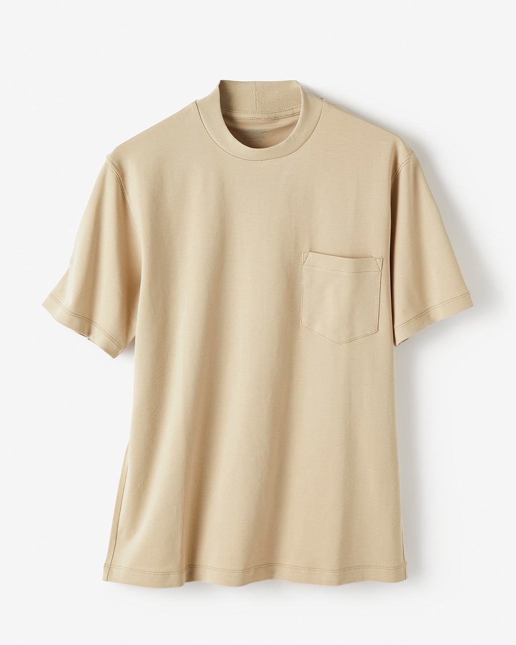 ダブルポケット 半袖 Tシャツ ジャケットレイヤード・ポケットT 半袖/40代50代からのメンズ
