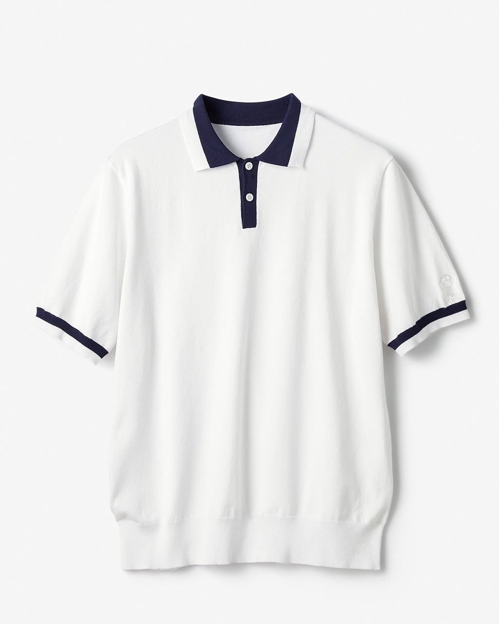 FR2 golf セーター　ホワイト　Lサイズ プレーティングニットゴルフポロ/40代50代からのメンズ