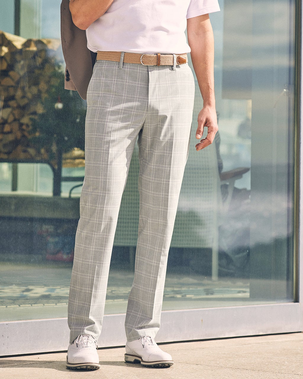 【美品】エヌハリウッド スラックス グレー 裾タック 36 S テーパード N.HOOLYWOOD/エヌハリウッド】別注 MaNatsu No Slim Tapered