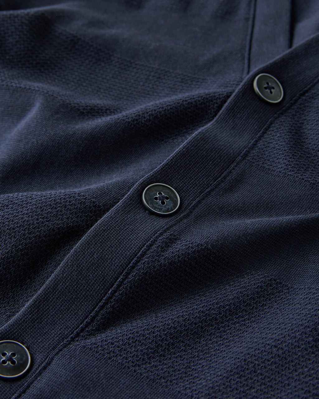 リンクステクスチャー カーディガン/40代50代からのメンズファッション