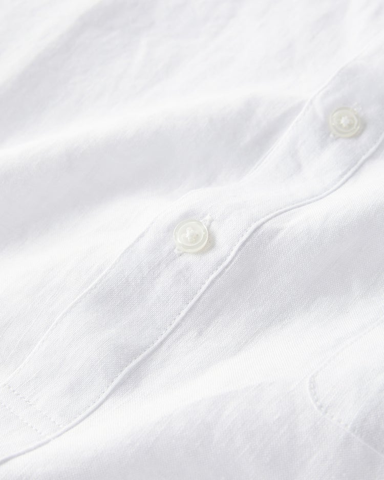 リネンプルオーバーシャツ 詳細画像 ホワイト 2